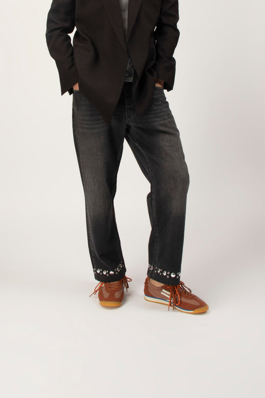 Jeans Borchiato