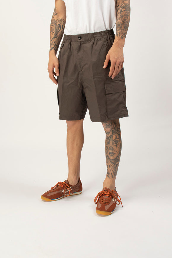  Bermuda Tasca Raso Covert Uomo Marrone - 4