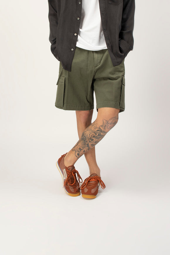 Bermuda Tasca Canvas Covert Uomo Verde - 1