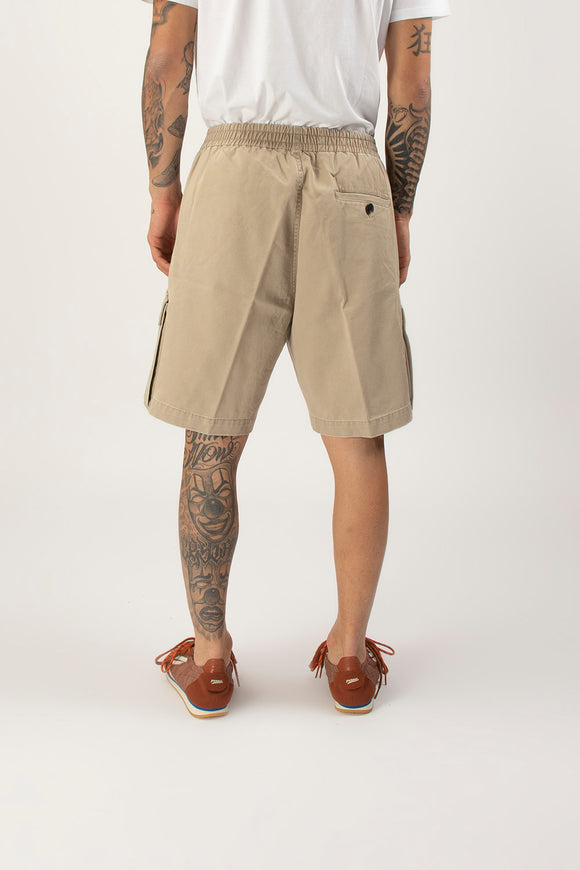  Bermuda Tasca Canvas Covert Uomo Beige - 5