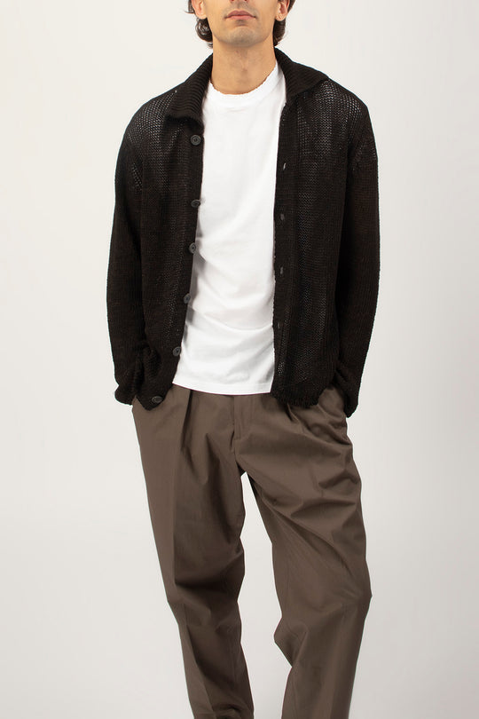 Cardigan Polo Intrecciato