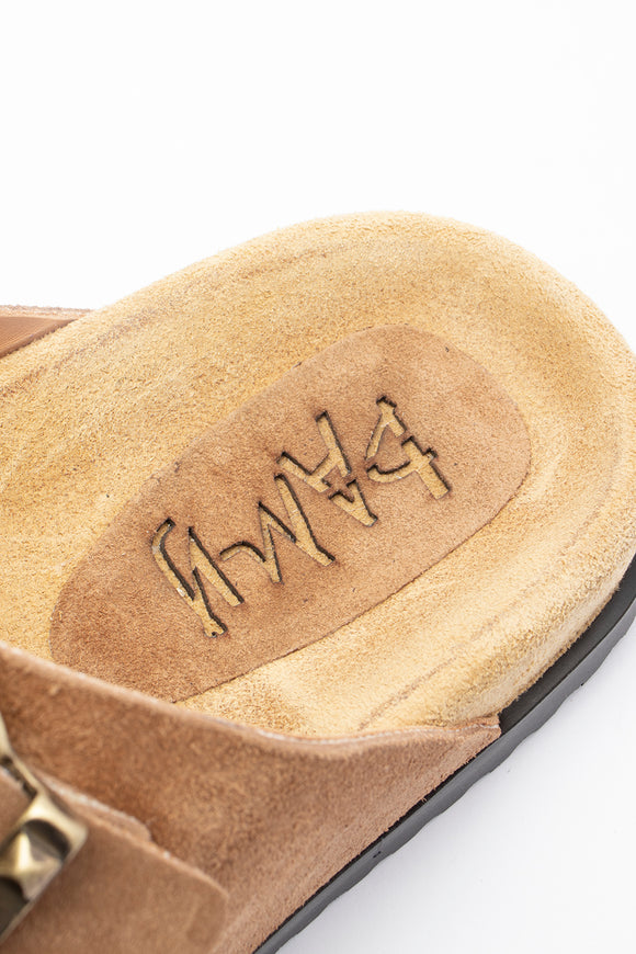  Sabot Doppia Fascia Turchese Damy Uomo Beige - 6