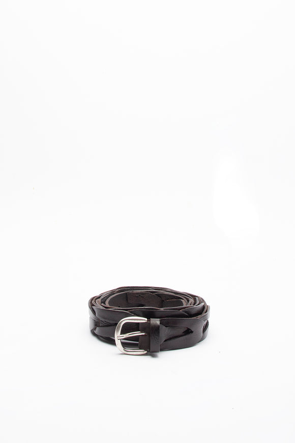  Cintura Intarsio Ciano Uomo Marrone - 1