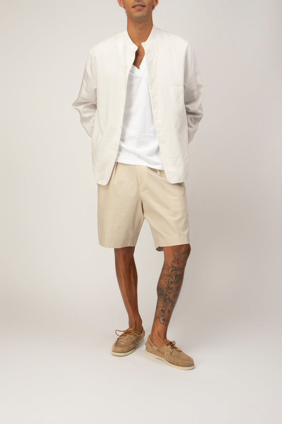  Bermuda Havier In Popeline Be Able Uomo Beige - 1
