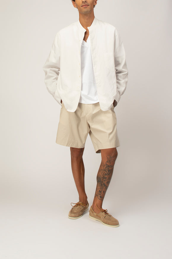  Bermuda Havier In Popeline Be Able Uomo Beige - 3
