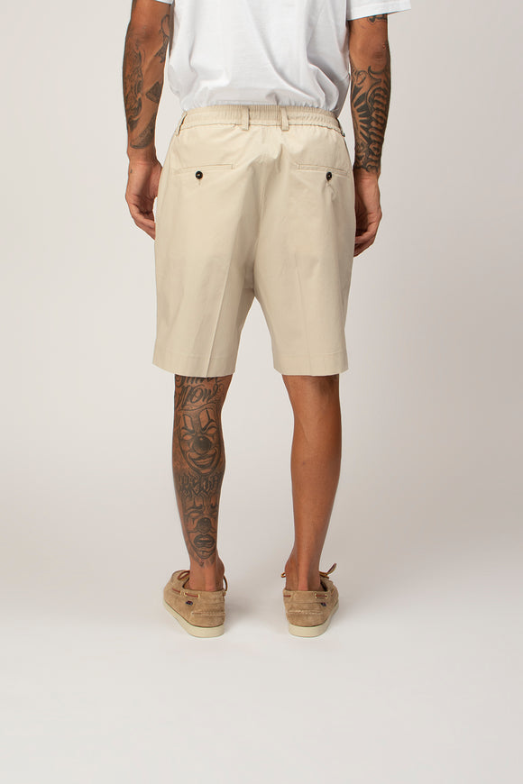  Bermuda Havier In Popeline Be Able Uomo Beige - 5