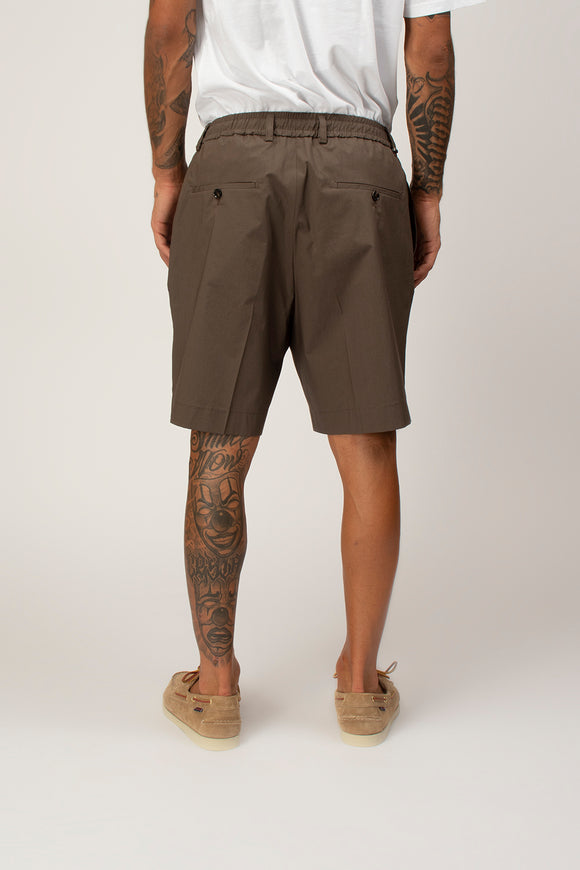  Bermuda Havier In Popeline Be Able Uomo Marrone - 5