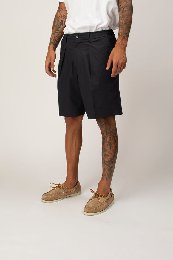  Bermuda Havier In Popeline Be Able Uomo Blu - 4