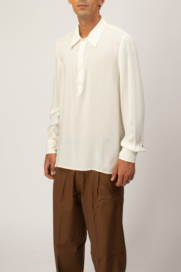  Camicia A Polo Ivrea Officina 36 Uomo Bianco - 4