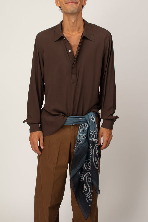 Camicia A Polo Ivrea Officina 36 Uomo Marrone - 1