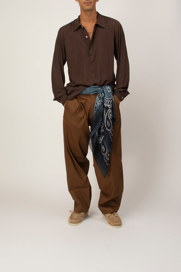  Camicia A Polo Ivrea Officina 36 Uomo Marrone - 3