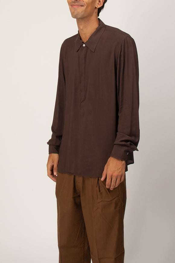  Camicia A Polo Ivrea Officina 36 Uomo Marrone - 4