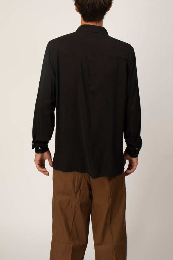  Camicia A Polo Ivrea Effero Uomo Nero - 5