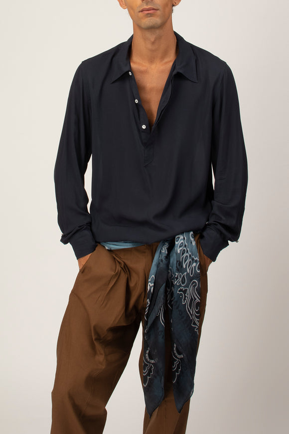  Camicia A Polo Ivrea Officina 36 Uomo Blu - 1