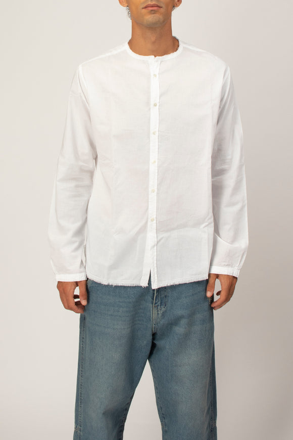  Camicia Coreana Tv Ciano Uomo Bianco - 2