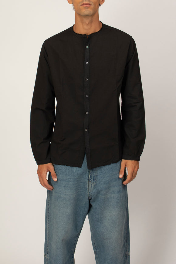  Camicia Coreana Tv Ciano Uomo Nero - 2