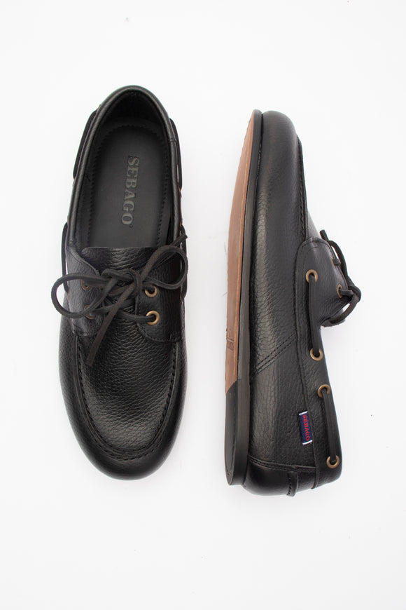  Docksides Owen Sebago Uomo Nero - 6