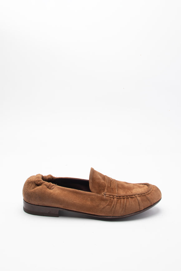  Mocassino Morbido In Suede Lidfort Uomo Beige - 2
