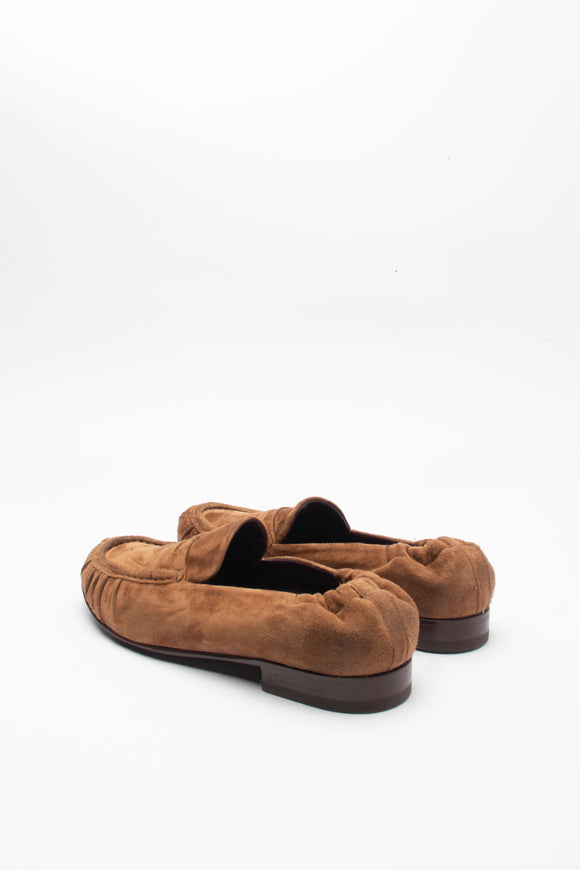  Mocassino Morbido In Suede Lidfort Uomo Beige - 4