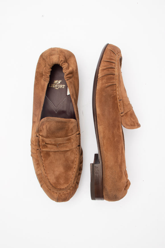  Mocassino Morbido In Suede Lidfort Uomo Beige - 6