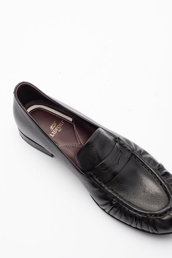  Mocassino Morbido In Nappa Lidfort Uomo Nero - 6
