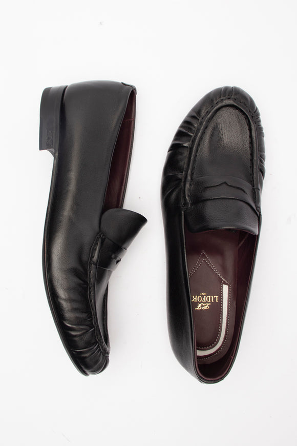  Mocassino Morbido In Nappa Lidfort Uomo Nero - 1