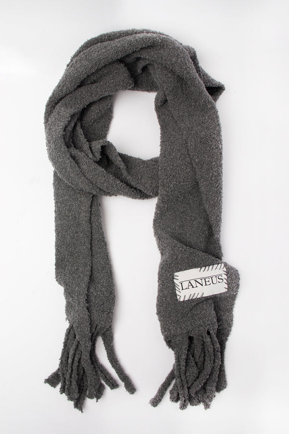  Sciarpa Frangie Laneus Uomo Grigio - 1