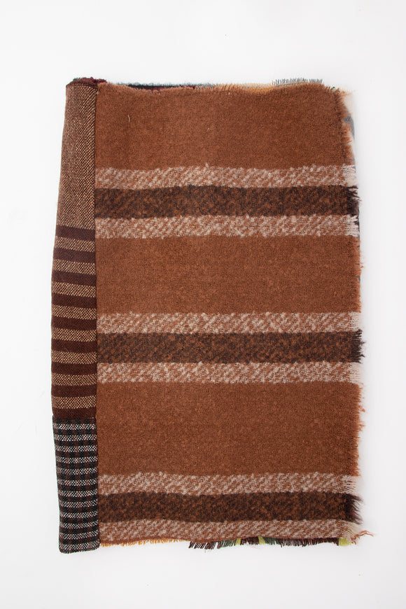  Sciarpa Patch Riccardo Forconi Uomo Beige - 2