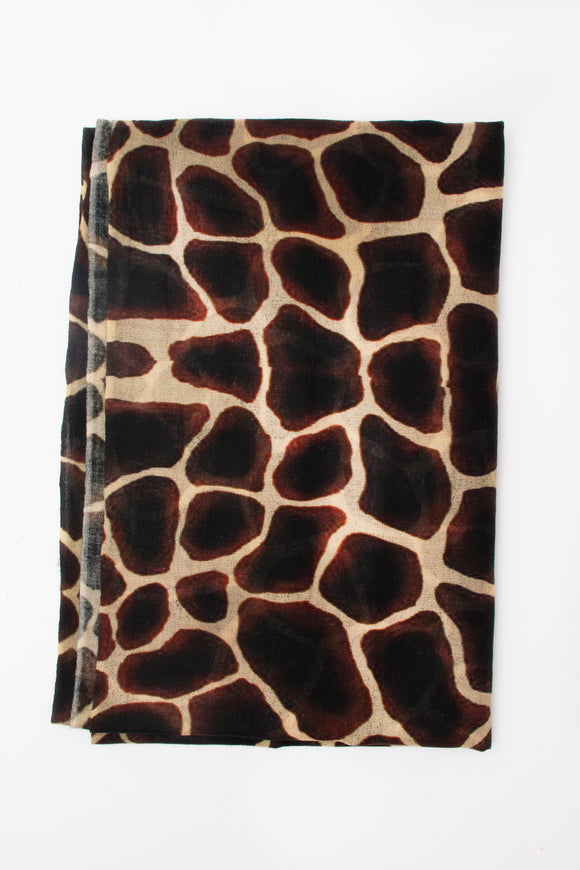  Sciarpa Giraffa Cashmere Riccardo Forconi Uomo Marrone - 2