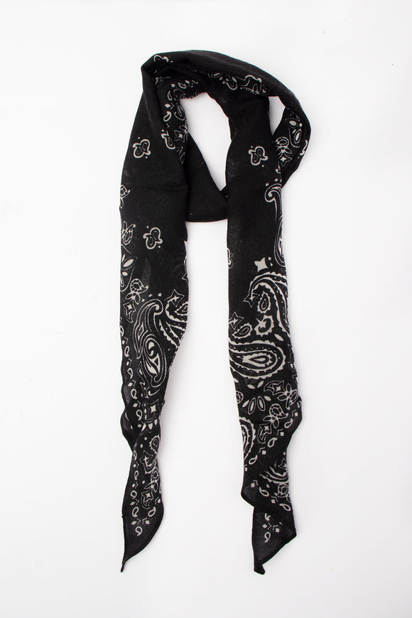  Sciarpina Bandana Destin Uomo Nero - 1