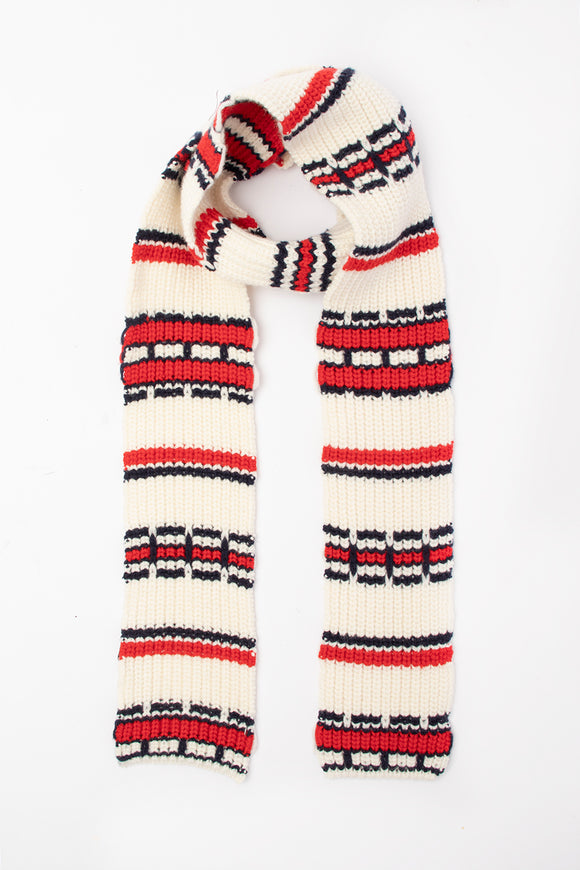  Sciarpina Tricot N°21 Uomo Bianco - 1