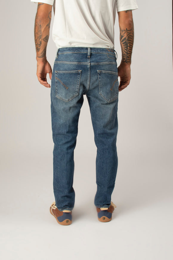  Jeans Brighton Baffi Dondup Uomo Blu - 5