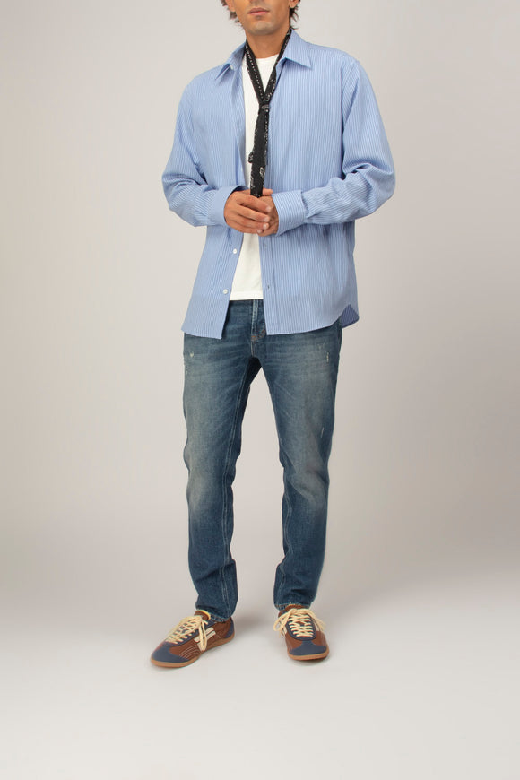  Jeans Brighton Baffi Dondup Uomo Blu - 3