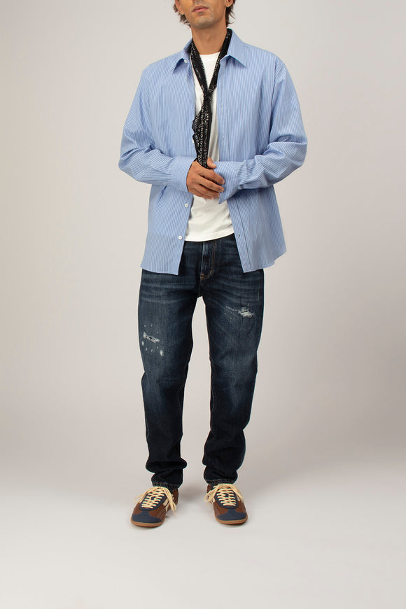  Jeans Paco Rotture Dondup Uomo Blu - 3