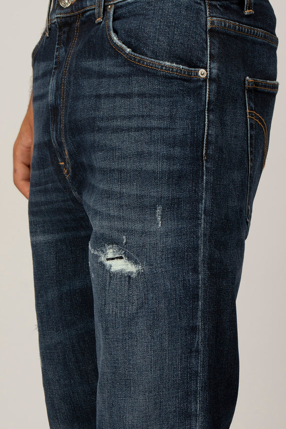  Jeans Paco Rotture Dondup Uomo Blu - 6