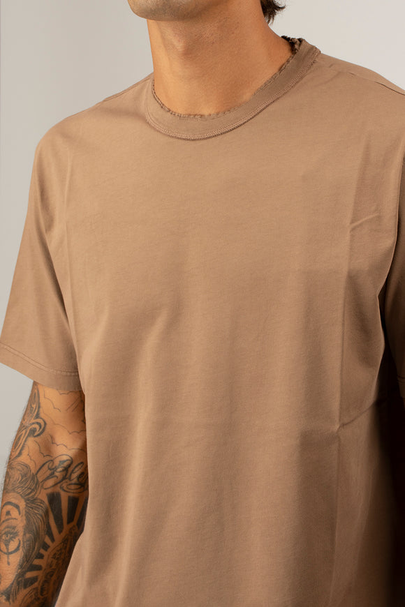  T-shirt Girocollo Grifoni Uomo Beige - 6