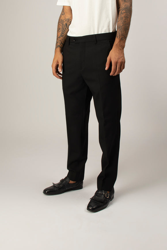  Pantalone John In Lana Be Able Uomo Nero - 4