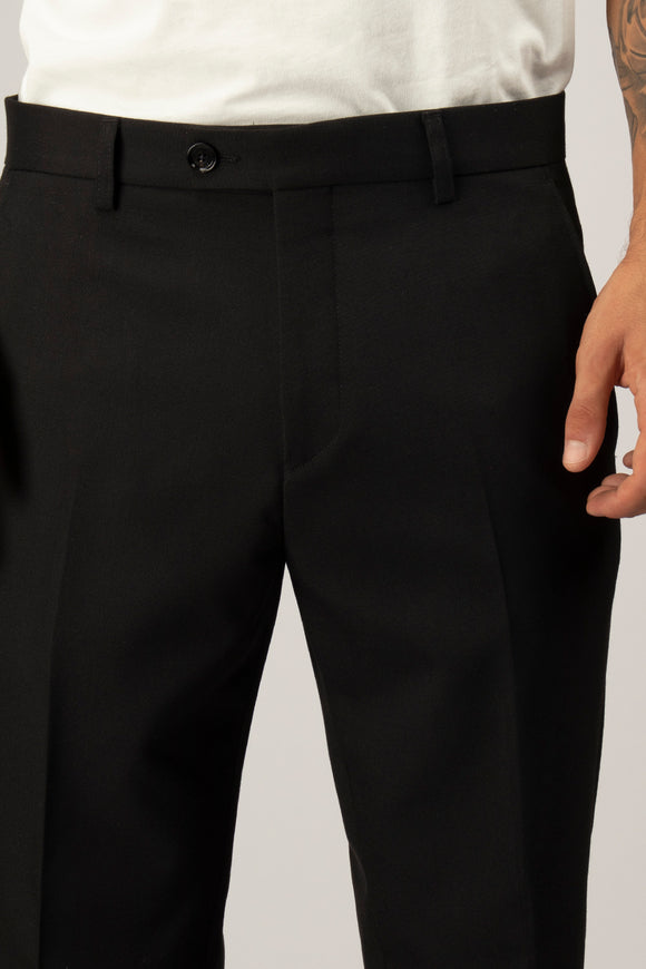  Pantalone John In Lana Be Able Uomo Nero - 6