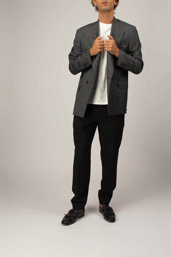  Pantalone John In Lana Be Able Uomo Nero - 3
