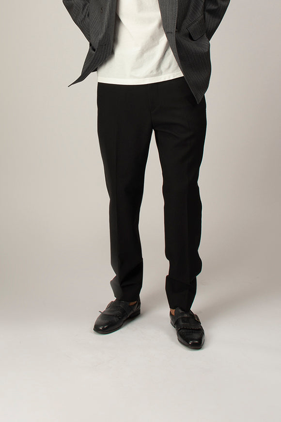  Pantalone John In Lana Be Able Uomo Nero - 1