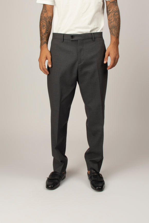  Pantalone John In Lana Be Able Uomo Grigio - 2