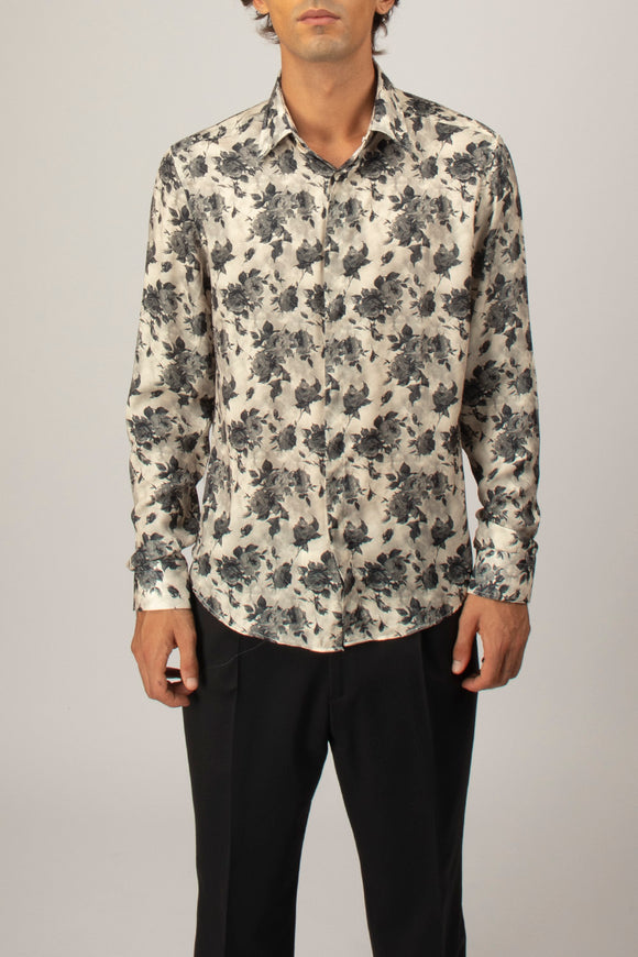  Camicia Roses Deuxiemme Uomo Bianco - 2