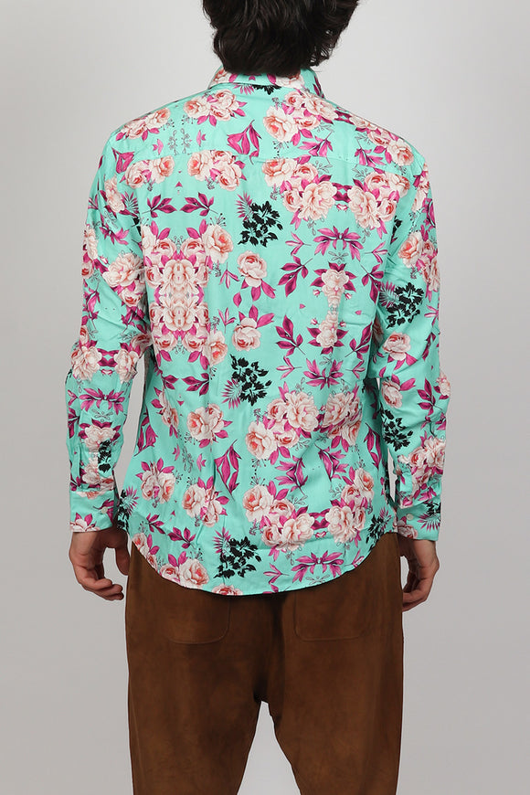  Camicia Tiffany Roses Benevierre Uomo Azzurro - 5