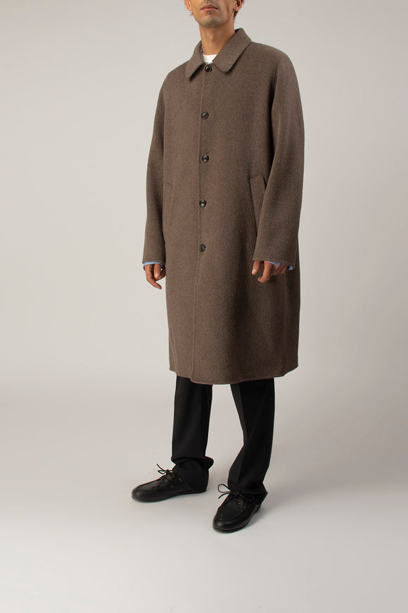 Cappotto Double Grifoni Uomo Beige - 3