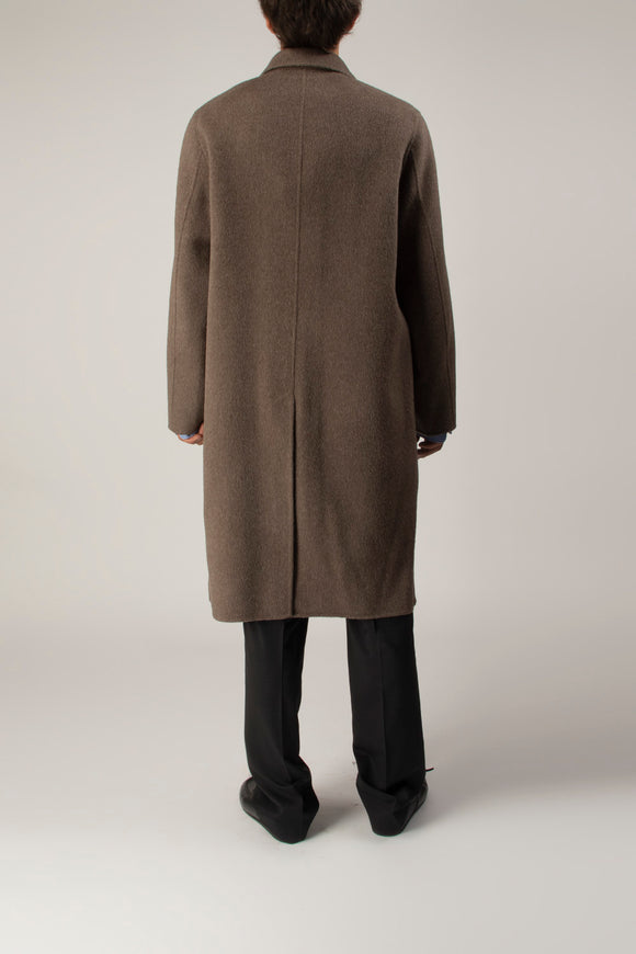  Cappotto Double Grifoni Uomo Beige - 4