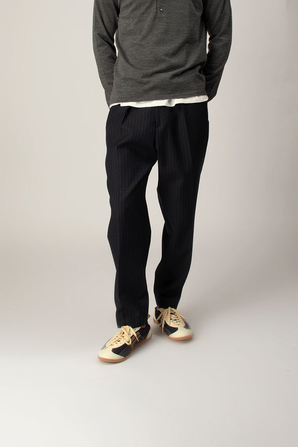  Pantalone Dominique Gessato Be Able Uomo Blu - 1