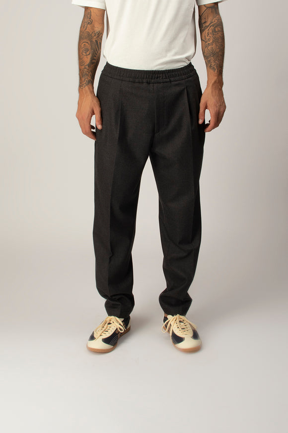  Pantalone Baddy In Flanella Be Able Uomo Grigio - 2