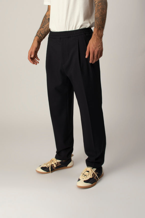  Pantalone Baddy In Lana Be Able Uomo Blu - 4