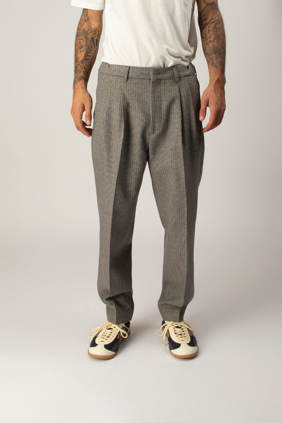  Pantalone Sato Pied De Poule Be Able Uomo Grigio - 2