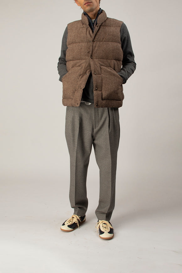  Gilet Piumino Herringbone Sebago Uomo Beige - 3